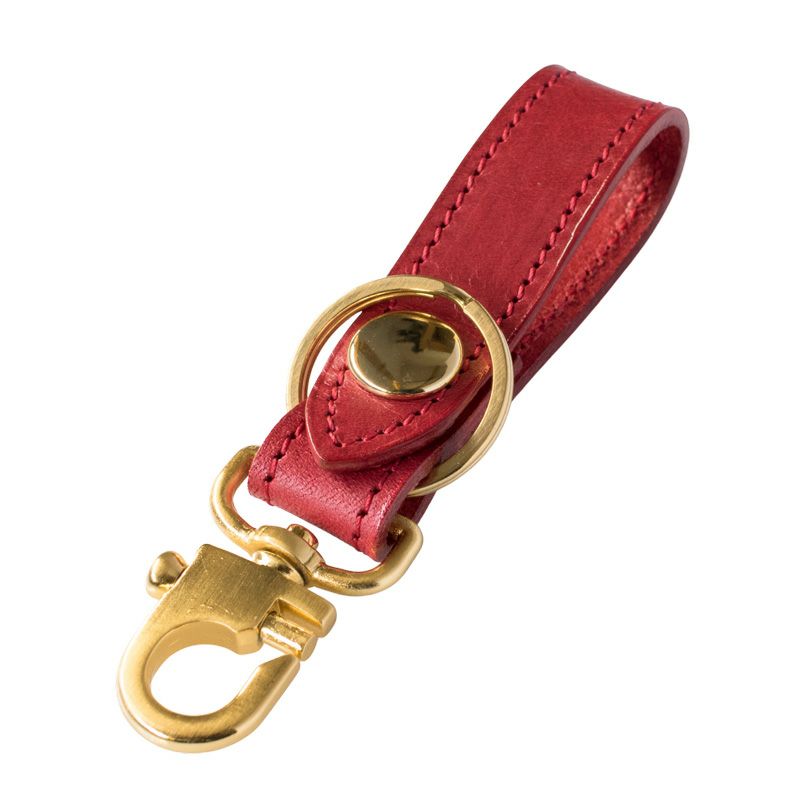 美品 RRL レザー キー フォブ ベルト キーホルダー 牛革