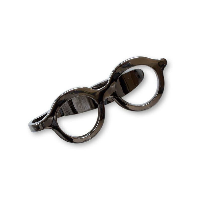 メガネ　ブラック