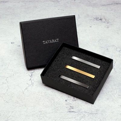 3本セット】 柔 ネクタイピン りん青銅製 シンプル Tps-023r-3set