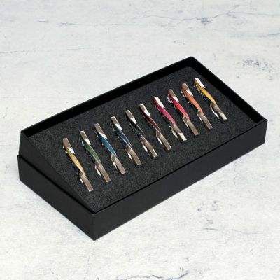 ※かざか※K10 ネクタイピン2点セット ギフトBOXセット】ネクタイ×ネクタイピン （ネクタイ）｜COMME