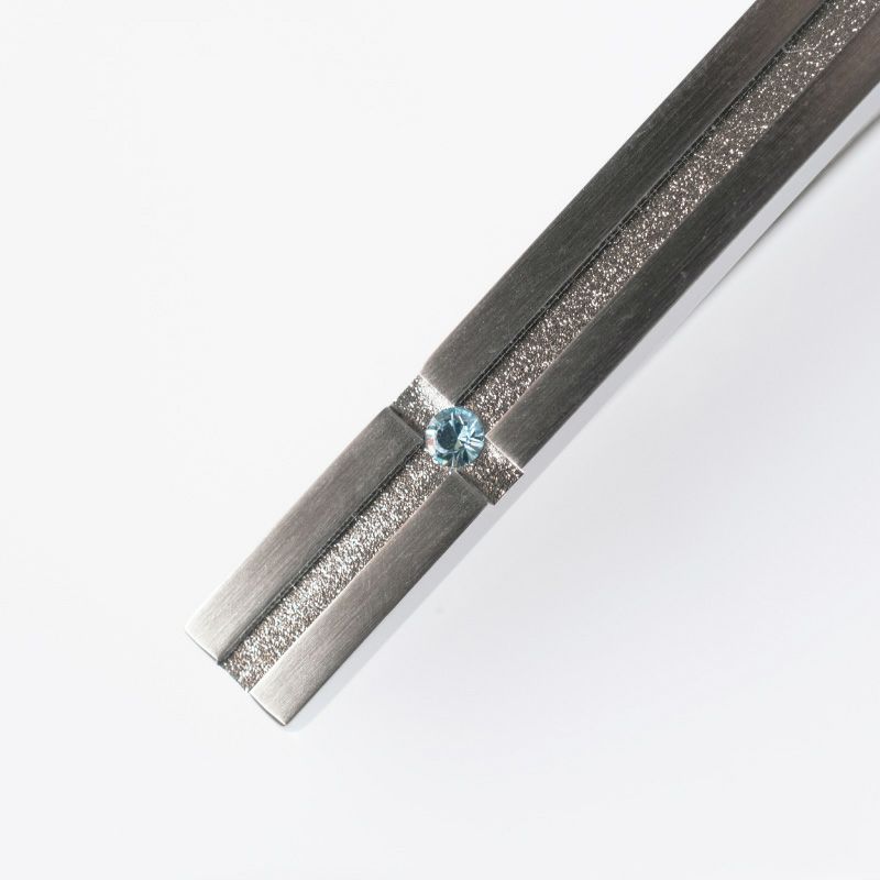 ネクタイピン 誕生石 クリスタルガラス 名入れ可 Tps-150